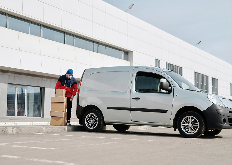 Modern urban delivery solutions including bikes, lockers, and micro-fulfillment centers